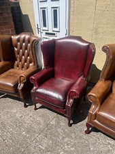 leather chesterfield Queen