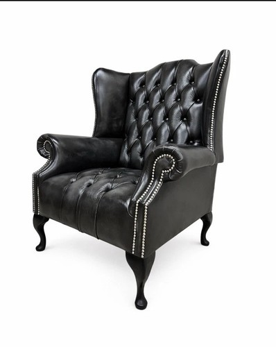 Queen anne flat wing chair - queen,