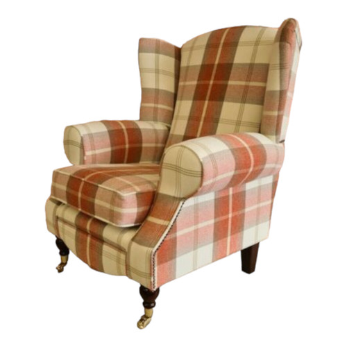 Wing back queen anne arm - back, chair