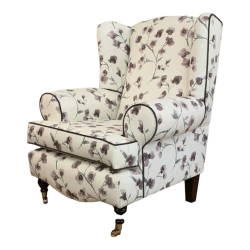 Queen anne wing back arm - queen,