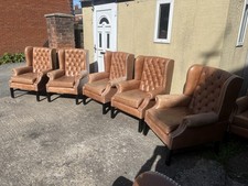 CHESTERFIELD QUEEN ANNE CHAIRS